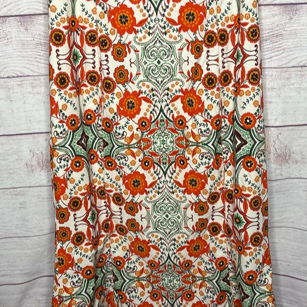 By Anthropologie The Cecily Fit & Flare Sweetheart Neck Floral Dress Large New - Picture 13 of 13